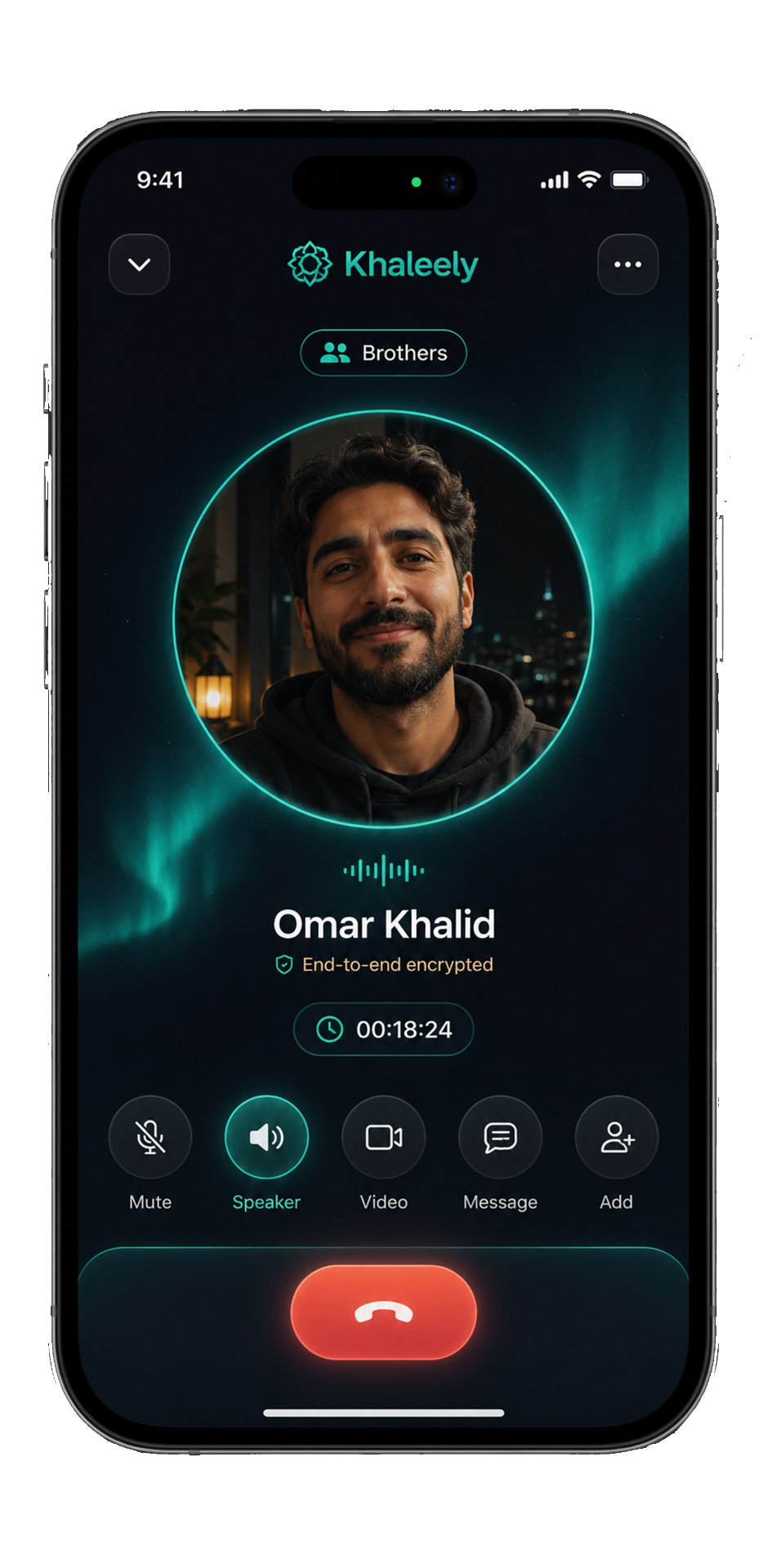 End-to-end encrypted calls