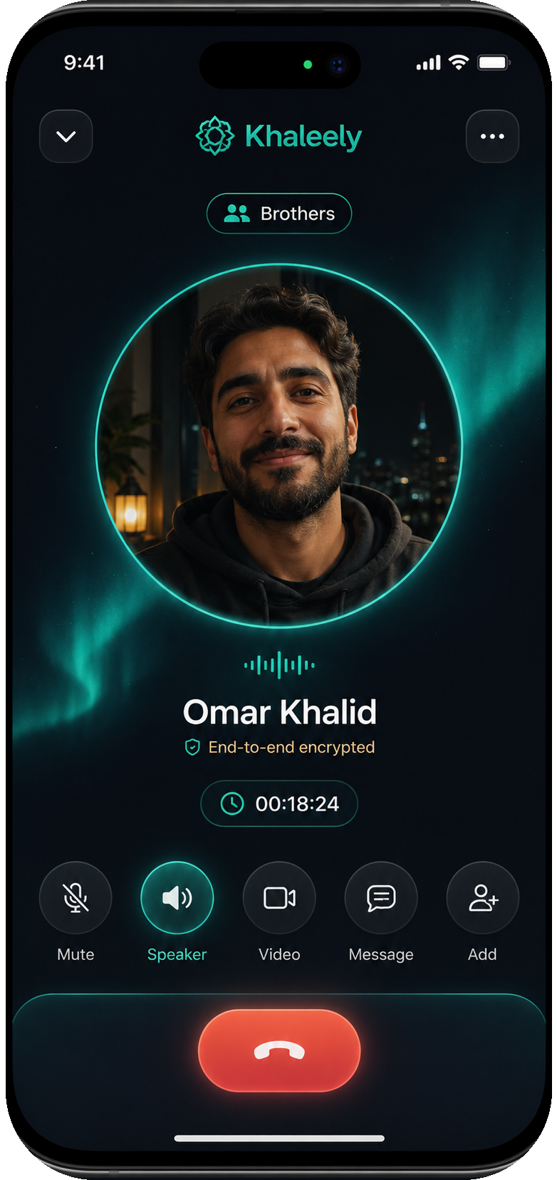 End-to-end encrypted calls