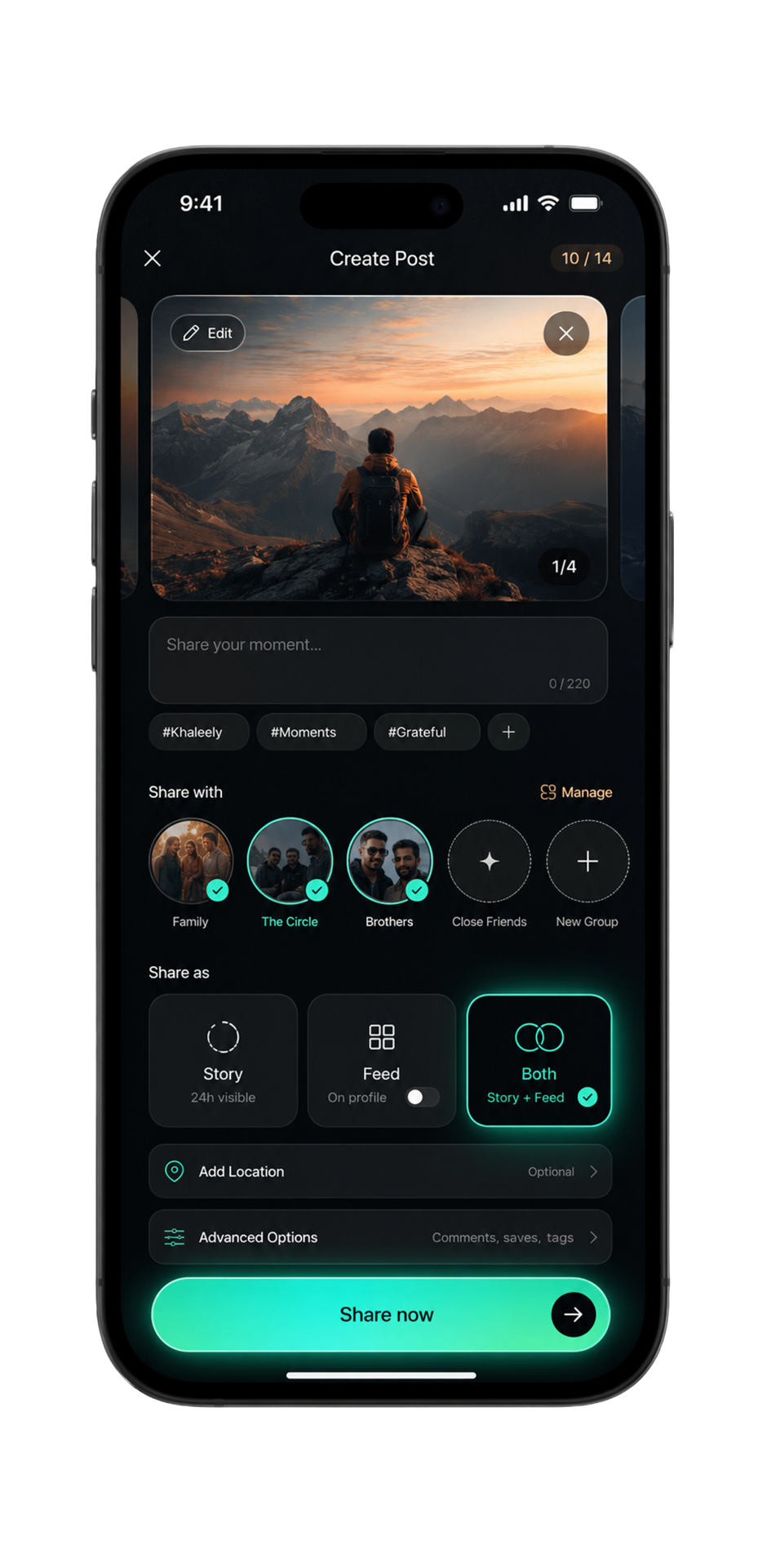 Create & share